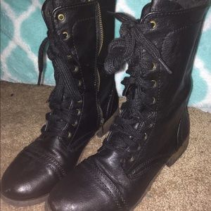 Black Combat boots